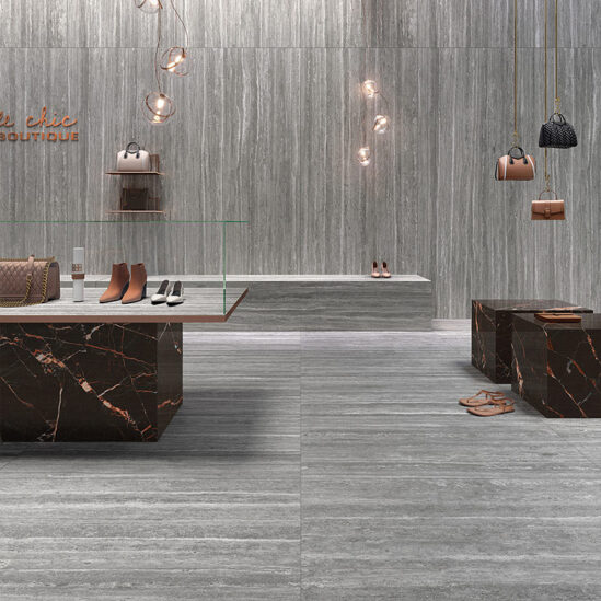 Format 60x120 dans un magasin