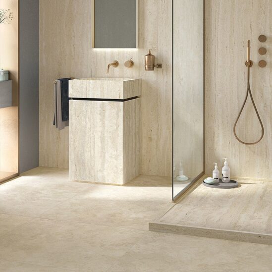 Grès cérame Elysian Travertino Light Cross