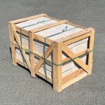 Conditionnement en palette des marche travertin