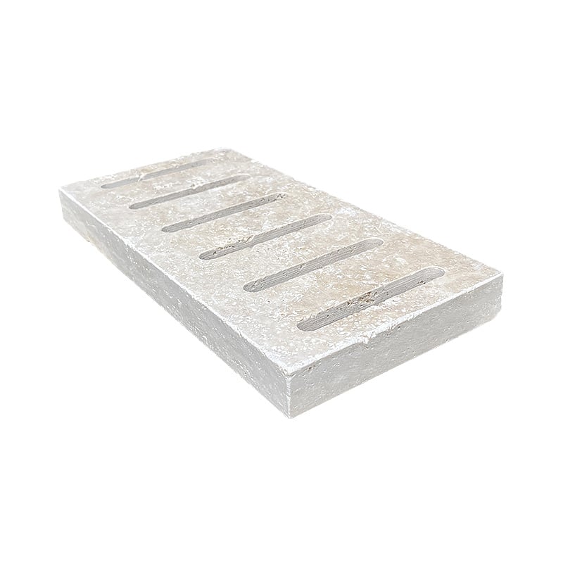 Grille de caniveau Travertin Mix 1er choix – vieilli