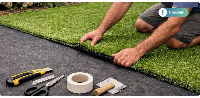 Comment poser du gazon synthétique ?