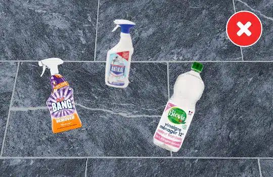 Les produits interdits pour le nettoyage de la pierre bleue