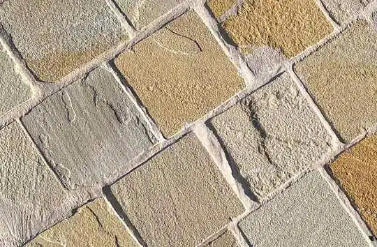 Grès Kandla pour une allée en pavé