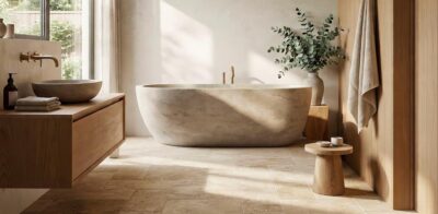 Salle de bain en pierre naturelle : Guide complet
