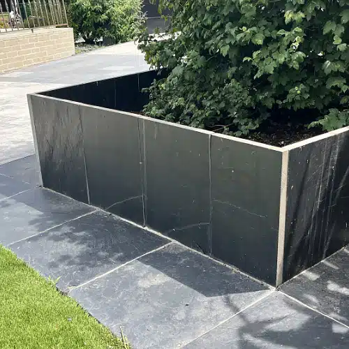 Palis en ardoise clivé pour le jardin